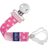 Chicco Fopspeenketting Meisjes 14,6 Cm Polyester Roze