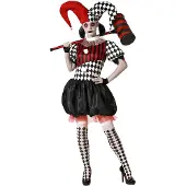 Atosa Harlequin Halloween Woman Costume Veelkleurig XS-S Kinderen