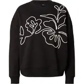 JDY Sweatshirt 'JDYCanoa' zwart / wit