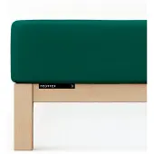 Schlafgut Badstof Hoeslaken L - 140x200 - 160x200 690 Green Deep
