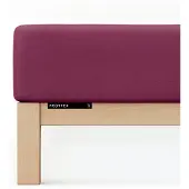 Schlafgut Badstof Hoeslaken M - 120x200 - 130x200 542 Purple Deep