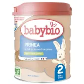 Babybio Melk Primea 2 Bio 6m + 800 g de poudre|Milk Primea 2 Bio 6m + 800 g of powder|Lait Primea 2 Bio 6m + 800 g de poudre