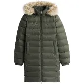 Tommy Hilfiger Wintermantel 'Essential' olijfgroen