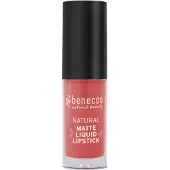 Benecos Lippenstift liquid mat coral kiss 5 ml