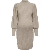 ONLY Maternity Gebreide jurk 'OLMKATIA' beige