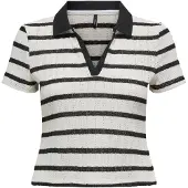 ONLY Shirt 'ONLHalia' zwart / wit