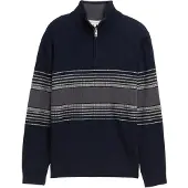 Tom Tailor Trui marine / donkergrijs / zilver