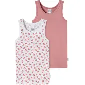 Schiesser Onderhemd ' Fine Rib ' rosa / wit