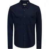 Only & Sons Overhemd 'ONSMark' donkerblauw