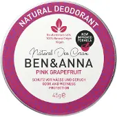Ben & Anna - Deodorantcrème - Roze grapefruit 45 g Crème
