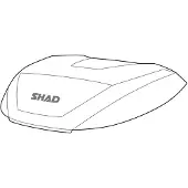 Shad ONDERDELEN DEKSEL ALU SH59X