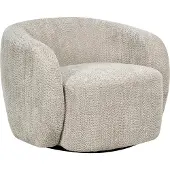 Beliani TORE - Draaifauteuil - Beige - Polyester