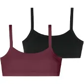 Schiesser Onderhemd 'Fresh Vibe' bordeaux / zwart