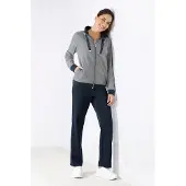 Hajo Dames huispak donkerblauw interlock | Maat 50