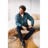 Hajo Blauw huispak met rits | Maat 58