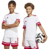 Adidas Functioneel shirt 'Squa25' rood / wit