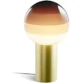 Marset Design tafellamp Dipping Light, bruin / roest, Woon-/ Eetkamer, Glas, Design, tafellamp