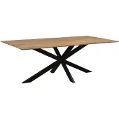 LivingFurn eetkamertafel oslo acasia hout - 200 cm
