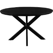 LivingFurn Jesper Round Black 120cm-31023