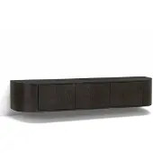 LivingFurn tv-meubel novero espresso zwevend 35x180x33cm