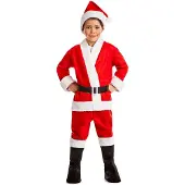 Boland - Kostuum Santa Claus junior (7-9 jr) - Kinderen - Kerstman -