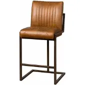 Tower Living Barstoel Ferro - Licht bruin