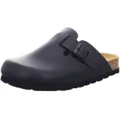 Natural Sense dames pantoffels klomp leer blauw 1152540