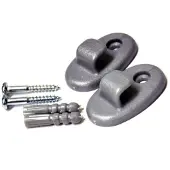 Metaltex Onda Ophanghaken Set A 2 Zilver zilver Metaal Douche- en