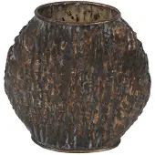 Countryfield Vaas Ebony S Brons 21,5x8x21,5cm Bruin bruin Metaal Vaas