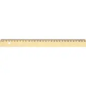 Kangaro Liniaal 30cm Hout Met Metaalinleg Bruin bruin Hout Kangaro Liniaal