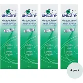 Unicare - Alles-in-één - 4 x 200ml - Lenzenvloeistof voor Harde contactlenzen - Premium Oogverzorging uit Nederland - incl. 4 lenzendoosje