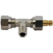 VETUS Cylinder Ventilation T Connector Goud 10 mm