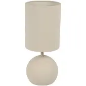 Countryfield Tafellamp Saris S crème Ø19xH45cm crème Aardewerk Tafellamp