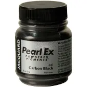 Jacquard pigment Pearl Ex 21 gr Carbon Zwart - creatief poeder.