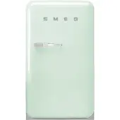 Smeg Koelkast Retro Vrijstaande ijskast Koelkast, Jaren 50, Enkeldeurs, Vrijstaand , Positie scharnier: Rechts, Watergroen