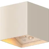 Calex Buiten Up/Downlighter Volterra | 1.5W 60Lm/170Lm 2700K | 827 Oplaadbaar | Met Bewegingssensor | IP44 | Zand
