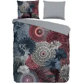 Hip Dekbedovertrek Flanel Makenna - grey 240x200/220cm