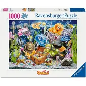 Ravensburger puzzel Gelini onderwater plezier 1000 stukjes cartoon.