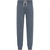 !Solid Broek 'SIMAS' blauw gemêleerd / wit
