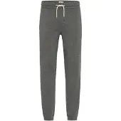 !Solid Broek 'SIMAS' grijs gemêleerd / wit