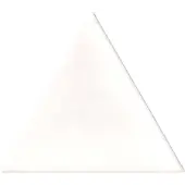 Terre d'Azur Cima wandtegel driehoek 11x13cm wit glans