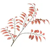 Silk-ka Kunsttak Es Bruin H 107 Cm