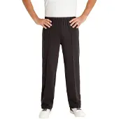 Hajo Comfortabele herenbroek met vouw zwart - Zwart - Maat - 56
