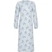 Ringella Warm katoenen nachthemd blauw | Maat 42