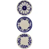 House Doctor Diva bord Ø13 cm 3-delig Blauw
