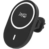Jaym , MagSafe 15W magnetische smartphone autohouder met 2 bevestigingen, Zwart