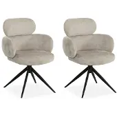 MX Sofa Porta – Eetkamerstoelen – Natural – Set van 2