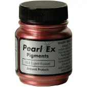 Jacquard Pearl Ex Pigment 21 gr helder roodbruin knutselpoeder.