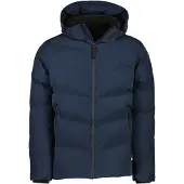 Cars Jeans Regular fit gewatteerd jack met logo-applicatie, model 'Lozzo'