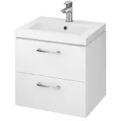 Cersanit Lara - Kast met wastafel, 46x49x40 cm, 2 laden, wit S801-146-DSM